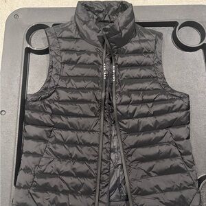 Express men Black Puffer Vest
